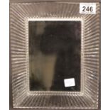 Large Waterford Crystal photograph frame, H: 30 cm. P&P Group 3 (£25+VAT for the first lot and £5+