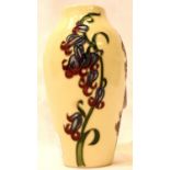 Moorcroft vase in the Bluebell Harmony pattern, H: 14 cm. P&P Group 1 (£14+VAT for the first lot and