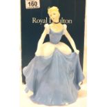 Royal Doulton limited edition Cinderella, 408/2000 with certificate, H: 20 cm. P&P Group 2 (£18+