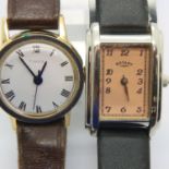 Two ladies wristwatches, Timex and Rotary, both working at lotting. P&P Group 1 (£14+VAT for the