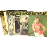 Seventeen 1950s Stitchcraft magazines. P&P Group 2 (£18+VAT for the first lot and £3+VAT for