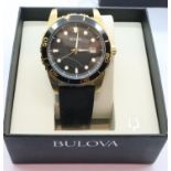 Bulova; gents new old stock calendar wristwatch. working at lotting up. P&P Group 1 (£14+VAT for the