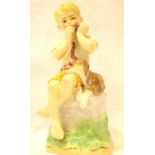 Royal Worcester Junes Child figurine, H: 16 cm. P&P Group 2 (£18+VAT for the first lot and £3+VAT