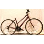 Ladies Apollo CX10 18 gear 18'' frame bike. Not available for in-house P&P, contact Paul O'Hea at