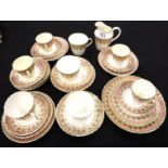 Edwardian tea set in the Bute pattern. Not available for in-house P&P, contact Paul O'Hea at
