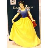 Royal Doulton limited edition Snow White, 197/2000, boxed with certificate, H: 22 cm. P&P Group