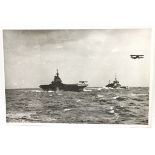 WWII photograph HMS Formidable, 22 x 15 cm. P&P Group 1 (£14+VAT for the first lot and £1+VAT for