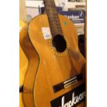Kimbara six string acoustic guitar. Not available for in-house P&P, contact Paul O'Hea at