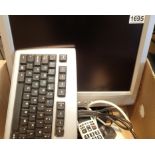 Electrical goods; computer monitor, Pro Line keyboard, leads/wires etc. Not available for in-house