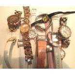 A selection of ladies fashion watches. P&P Group 1 (£14+VAT for the first lot and £1+VAT for