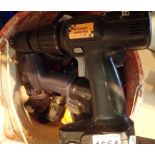 Five cordless drills (lacking chargers). Not available for in-house P&P, contact Paul O'Hea at