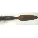 Reproduction Native type spear. Not available for in-house P&P, contact Paul O'Hea at Mailboxes on