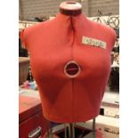 Boxed freestanding tailors mannequin. Not available for in-house P&P, contact Paul O'Hea at