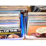 Two boxes of mixed genre LPs. Not available for in-house P&P, contact Paul O'Hea at Mailboxes on