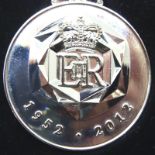 Queens Diamond Jubilee replacement medal in original box of issue. P&P Group 1 (£14+VAT for the