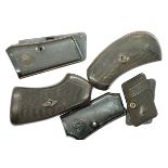 Four pairs of pistol grips. P&P Group 1 (£14+VAT for the first lot and £1+VAT for subsequent lots)