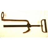 WWII British Home Front ARP Stirrup Pump. P&P Group 3 (£25+VAT for the first lot and £5+VAT for