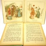 Two books including Pied Piper of Hamelin illustrated by Kate Greenaway and The Party Story Book.