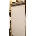 Large folding Gerbert white board 70 x 106 cm. Not available for in-house P&P, contact Paul O'Hea at