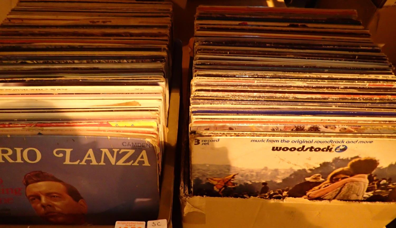 Two boxes of mixed LPs. Not available for in-house P&P, contact Paul O'Hea at Mailboxes on 01925