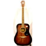 Westfield sunburst acoustic guitar. Not available for in-house P&P, contact Paul O'Hea at