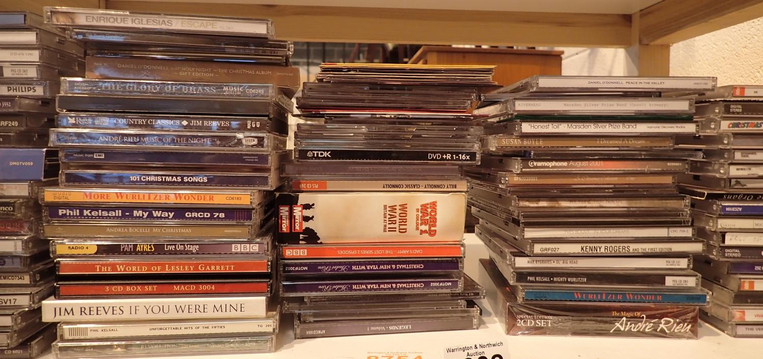 Quantity of mixed CDs. Not available for in-house P&P, contact Paul O'Hea at Mailboxes on 01925