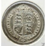 1887 withdrawn sixpence in near uncirculated condition. P&P Group 1 (£14+VAT for the first lot