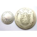 Half crown and sixpence of William IV. P&P Group 1 (£14+VAT for the first lot and £1+VAT for