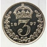 1897 maundy threepence of Queen Victoria. P&P Group 1 (£14+VAT for the first lot and £1+VAT for