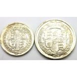 1816 sixpence and shilling of George III. P&P Group 1 (£14+VAT for the first lot and £1+VAT for