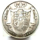 1836 half crown of William IV. P&P Group 1 (£14+VAT for the first lot and £1+VAT for subsequent