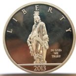 American 1oz silver one trillion dollar coin. P&P Group 1 (£14+VAT for the first lot and £1+VAT