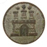 1855 Bavarian States silver 1 Dreiling. P&P Group 1 (£14+VAT for the first lot and £1+VAT for