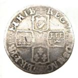 Queen Anne sixpence, Edinburgh mint. P&P Group 1 (£14+VAT for the first lot and £1+VAT for