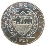 1819 1 Batzen of Switzerland. P&P Group 1 (£14+VAT for the first lot and £1+VAT for subsequent lots)