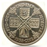 1935 florin of George V. P&P Group 1 (£14+VAT for the first lot and £1+VAT for subsequent lots)
