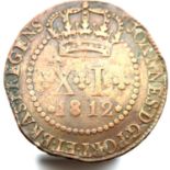 1812 40 Reis, Brazil monarquia of D Joao VI. P&P Group 1 (£14+VAT for the first lot and £1+VAT for