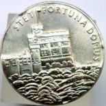 1935 silver medal - Stet Fortuna. P&P Group 1 (£14+VAT for the first lot and £1+VAT for subsequent