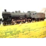 Liliput HO scale 104, 4.6.0. and bogie tender, Grey, P.O. Midi Agen, 230.715 in very good condition.