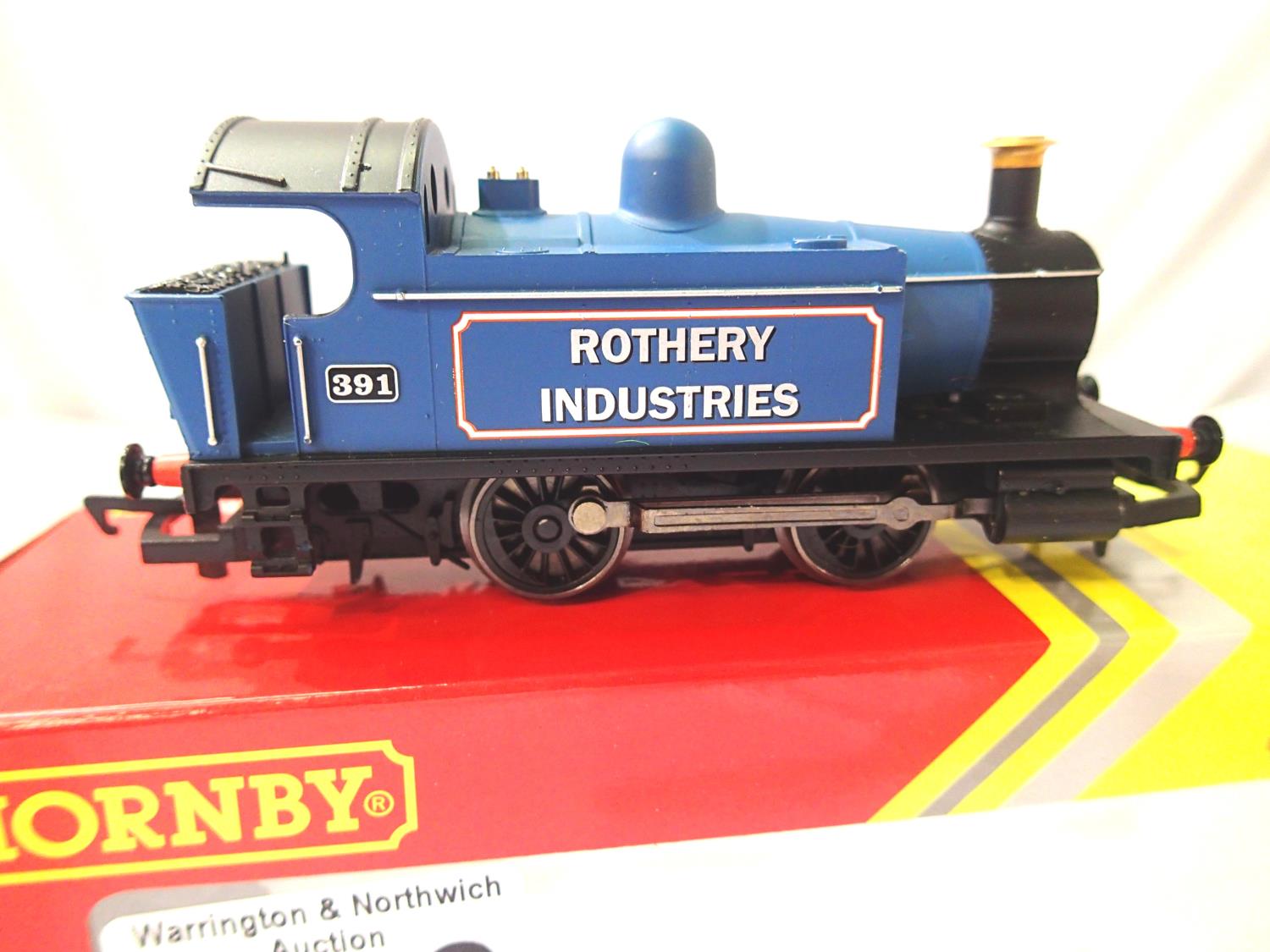 Hornby R3359 0.4.0. Tank, Blue 391, Rothery Industries. Excellent condition, boxed, no paperwork.