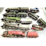 Eight OO scale locomotives, various makes and types, all require attention, spares or repair. P&P