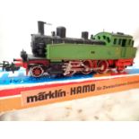 Marklin 8312 HO scale 2.6.2. tank, Green/Red, 1207, in excellent condition, box fair. P&P Group