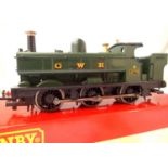 Hornby 1/2 Cab Pannier Tank 2773, G.W.R. Green. In excellent condition, chip removed (present in