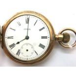 Waltham gold plated pocket watch, lacking second finger. P&P Group 1 (£14+VAT for the first lot