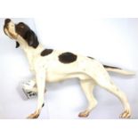 Beswick Pointer dog, H: 20 cm. No cracks, chips or visible restoration. P&P Group 2 (£18+VAT for the