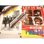 Quantity of Beatles posters, mainly modern. P&P Group 3 (£25+VAT for the first lot and £5+VAT for