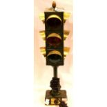 Traffic light model system used for calling last orders and time in a bar. Not available for in-