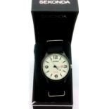 Sekonda; gents large face wristwatch, Dial D: 4 cm. P&P Group 1 (£14+VAT for the first lot and £1+
