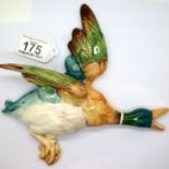Beswick flying mallard duck, 596/2, L: 21 cm. P&P Group 2 (£18+VAT for the first lot and £3+VAT