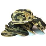 Four Vietnam era USMC 3 Pointer Caps. In Country made with parachute silk lining. P&P Group 2 (£18+